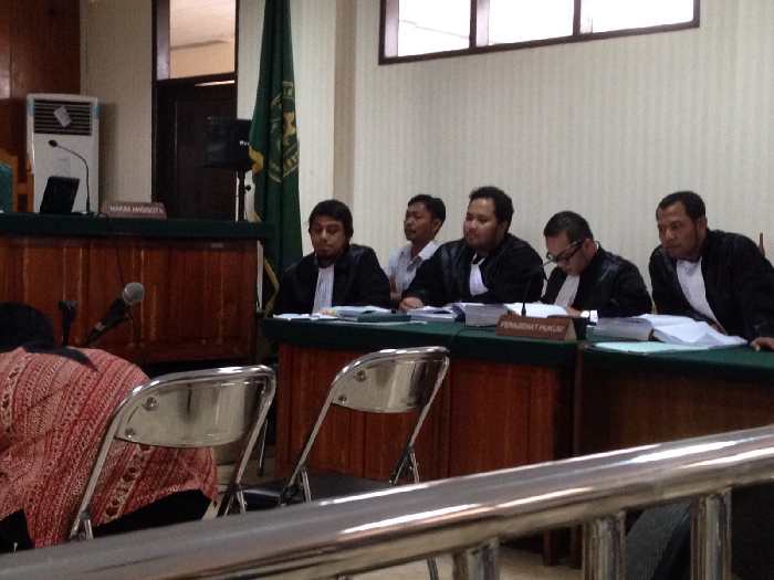 Our CEO, Mr. Andru and Our Associate, Mr. Yudha, is carrying out a criminal trial in the District Court.